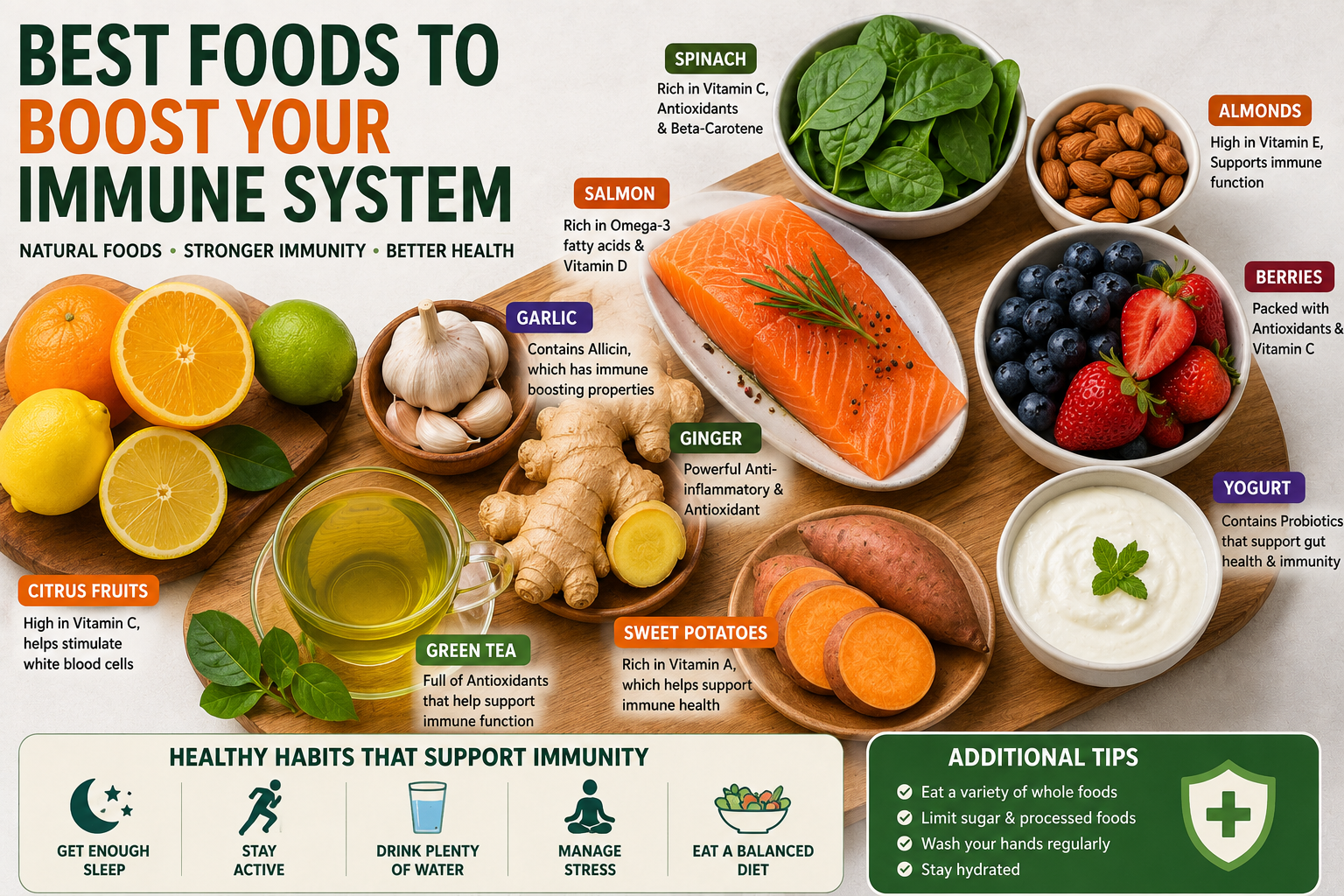Best Foods to Boost Your Immune System Naturally