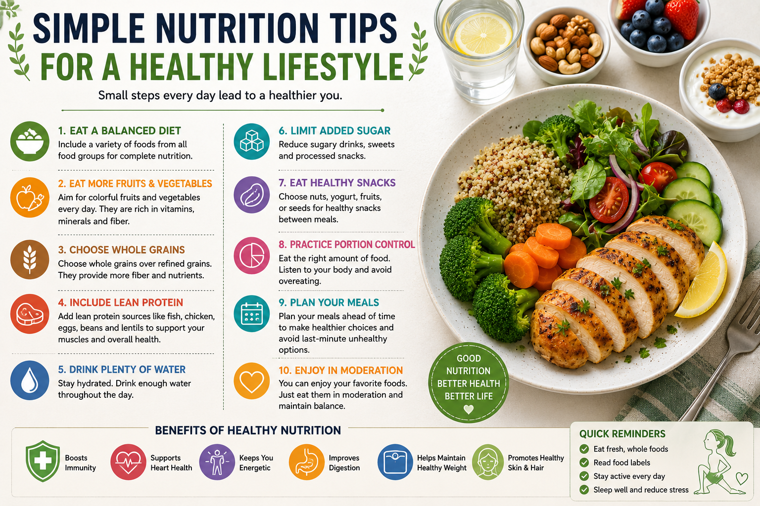 Simple Nutrition Tips for a Healthy Lifestyle